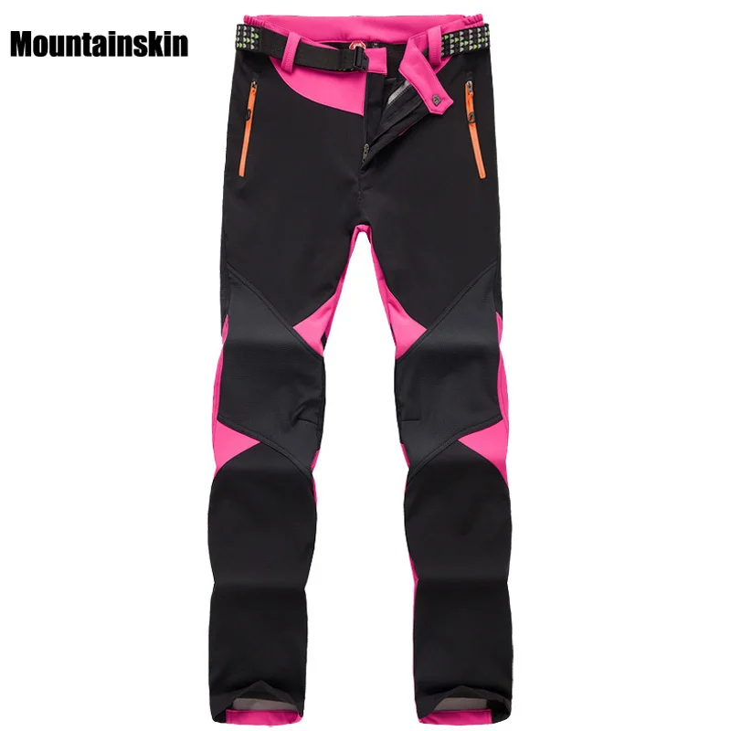 Женские флисовые брюки VA095 зимние термоштаны из софтшелла для активного отдыха