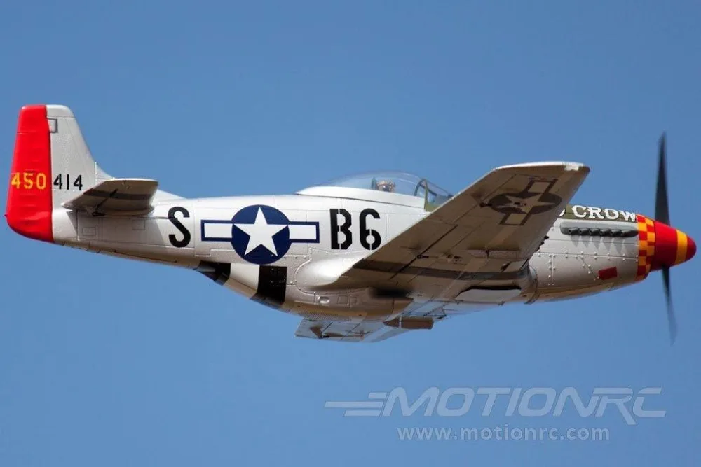 RC самолет Warbird окончательного Би P51 2-лезвия старый ворона спортивная версия