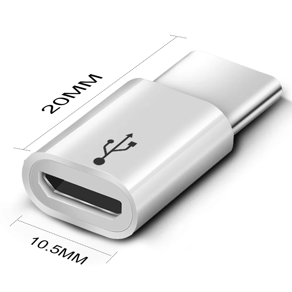 Класс Люкс-c адаптер micro usb к type-C для huawei type c Конвертер оригинальный samsung type-c кабель