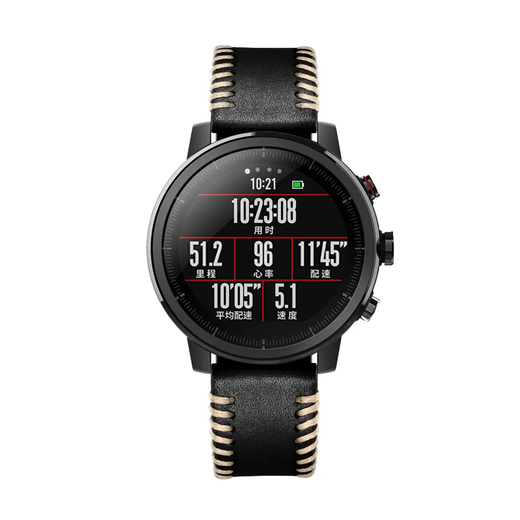 Кожаный ремешок для наручных часов браслет Amazfit Stratos Smart Watch 2/2 S специально