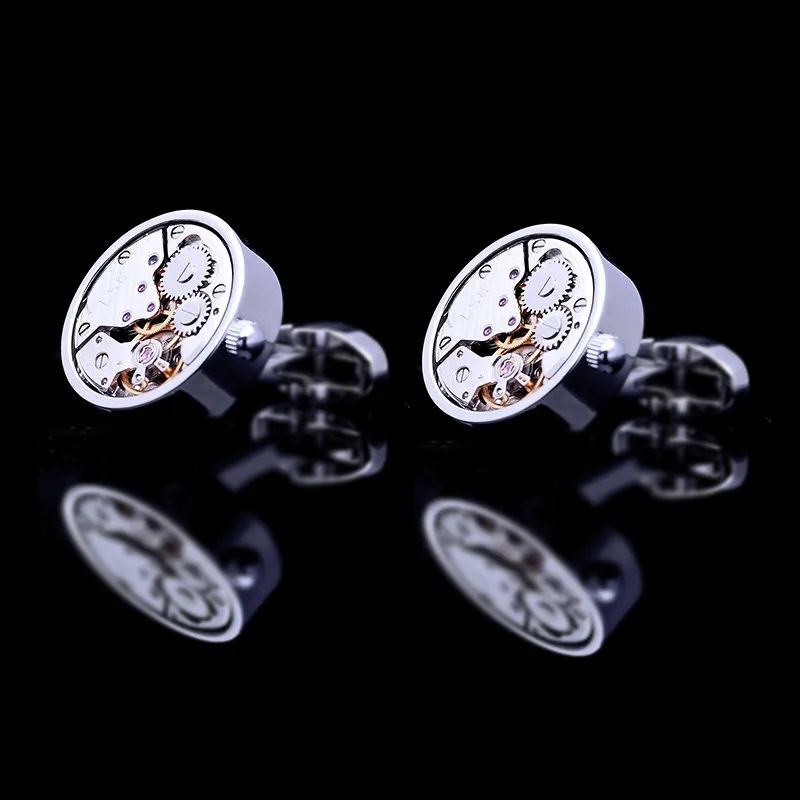 KFLK jewelry рубашка Запонки мужские бренд манжеты пуговицы серебряные часы запонка двигатель ссылки высокое качество abotoaduras ювелирные изделия