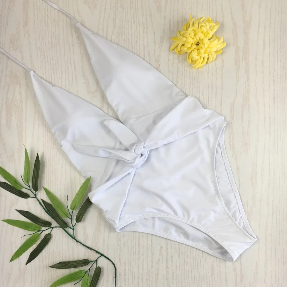 Брендовый простой однотонный Цельный купальник FORTUNES купальный костюм женский