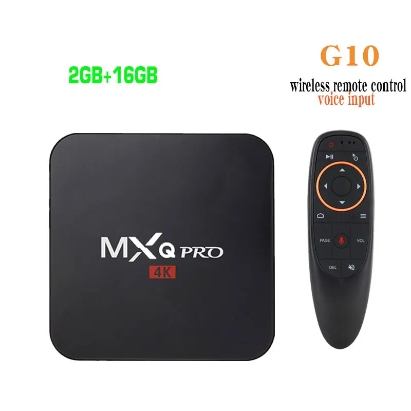 MXQpro Smart Android ТВ коробка 7 1 2 Гб оперативной памяти 16 встроенной процессор Amlogic 4 ядра