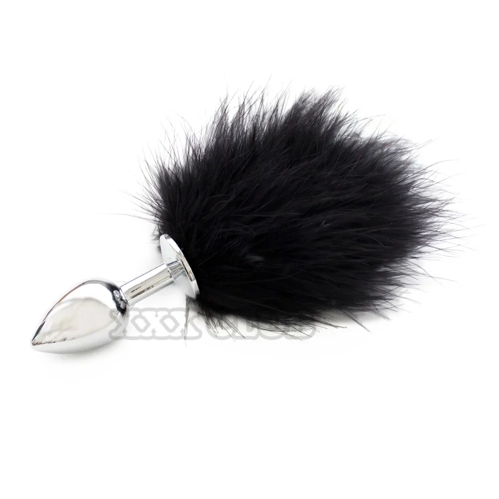 Терри Металлический Хвост с Пером для Адалт Игр Эротических Флирт Секс-игрушек для Женщин Нержавеющая сталь анальные Продукты.