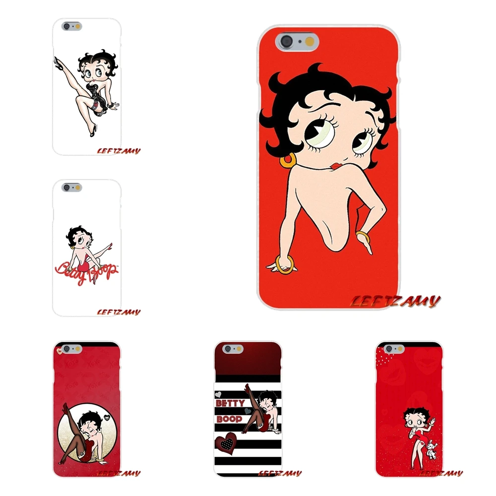 Симпатичный мультфильм Betty Boop аксессуары телефон оболочки чехлы для huawei P8 P9 P10 Lite