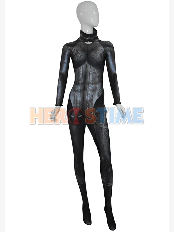 Arkham City Catwoman Costume 3D Printed Lycra Spandex Suit Zentai Female/Women/Girls Lady Halloween Cosplay Catsuit Custom |