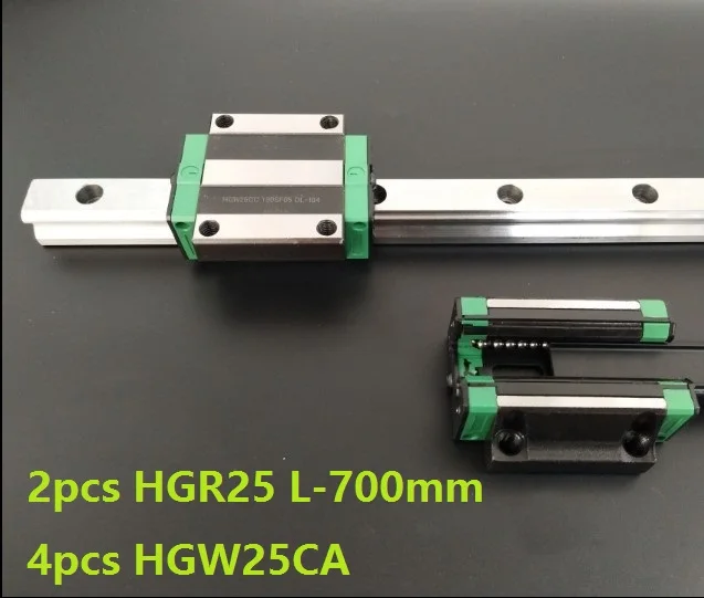 

Линейные направляющие/рельсы HGW25CA/HGW25, 2 шт.