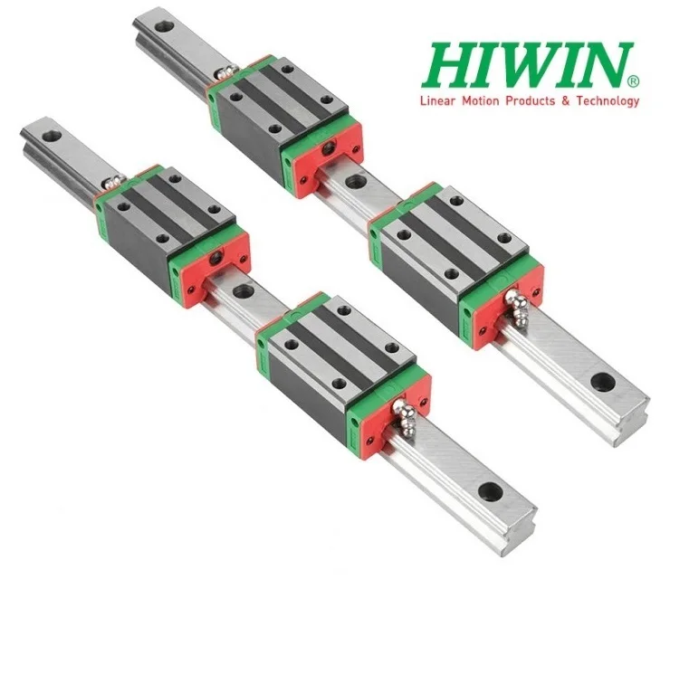 2 шт. 100% оригинальные новые Hiwin HGR15 -L 1000 мм линейные направляющие/рельсы + 4 HGH15CA