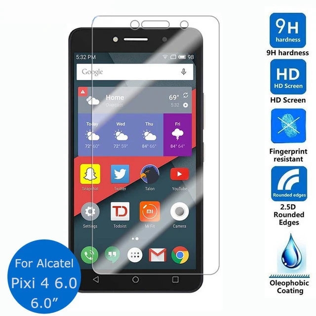 2.5D Закаленное стекло для Alcatel Pixi 4 3G 6 0 Высококачественная защитная пленка