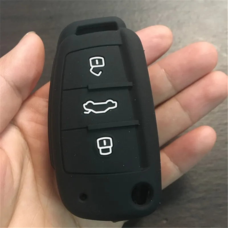 AUTEWODE силиконовый чехол для ключей S Line audi A1 A2 A3 TT Q3 R8 S6 S7 SQ5 RS5 откидная оболочка