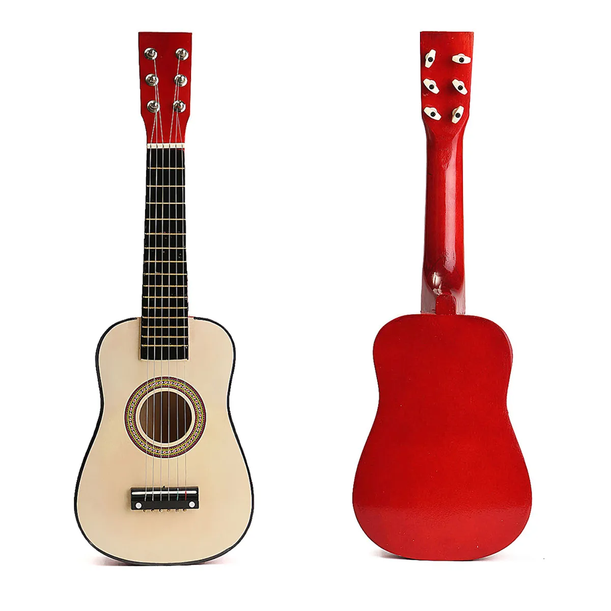 Зебра 23 &quot6 ой деревянная народная Акустическая гитара ra укулеле для Музыкальные