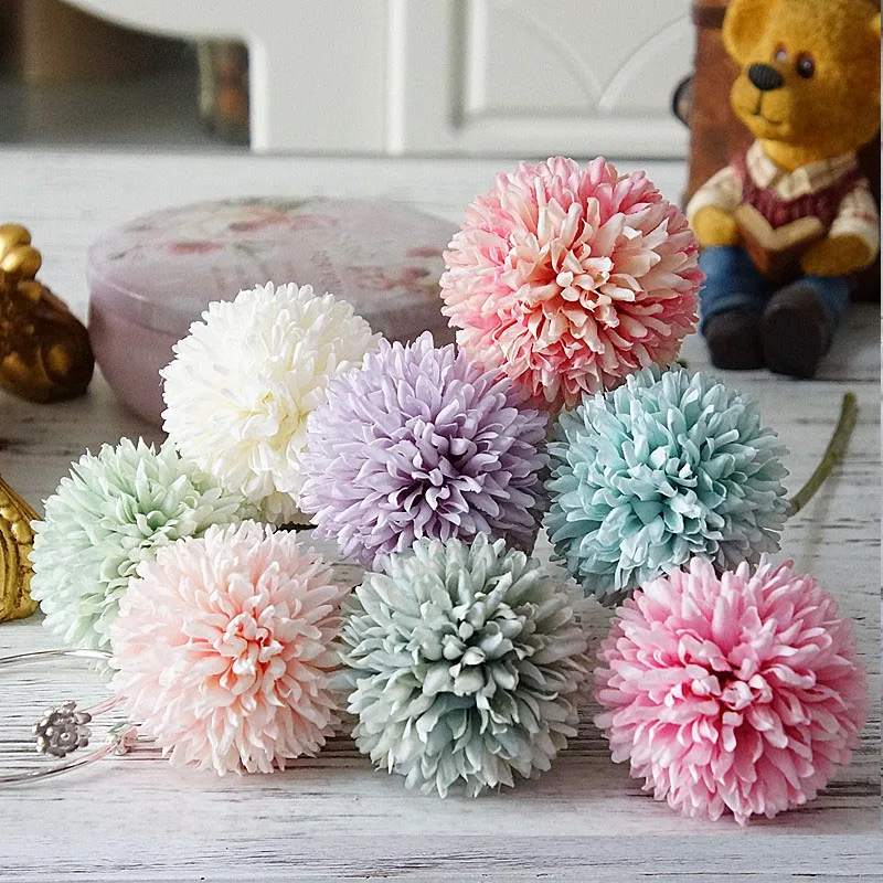 1 pcArtificial Одуванчик цветок шелк искусственная Хризантема fakeflower дома гостиная вечерние Свадебные Декорации для фотографии DIY