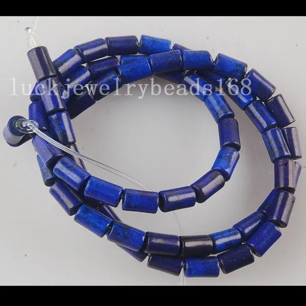 Бесплатная доставка модные ювелирные изделия 4x6 мм голубые колонки Howlite бусины