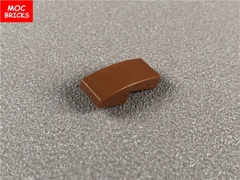 100 шт./лот MOC склон кирпича изогнутый 2x1 без шпилек подходит для 11477 DIY Развивающие