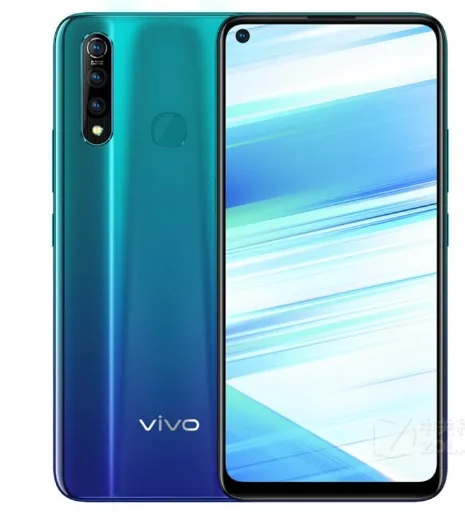 Мобильный телефон vivo Z5x, 6 ГБ ОЗУ, 128 Гб ПЗУ, Восьмиядерный процессор Snapdragon710, Android 9, 5000 мАч, большая батарея, быстрая зарядка смартфона - Цвет: Синий
