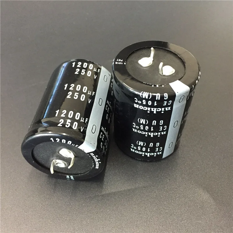 10 шт 1200 мкФ 250V NICHICON GU Series 35x45 мм Высокое качество 250V1200uF защелкивающийся блок