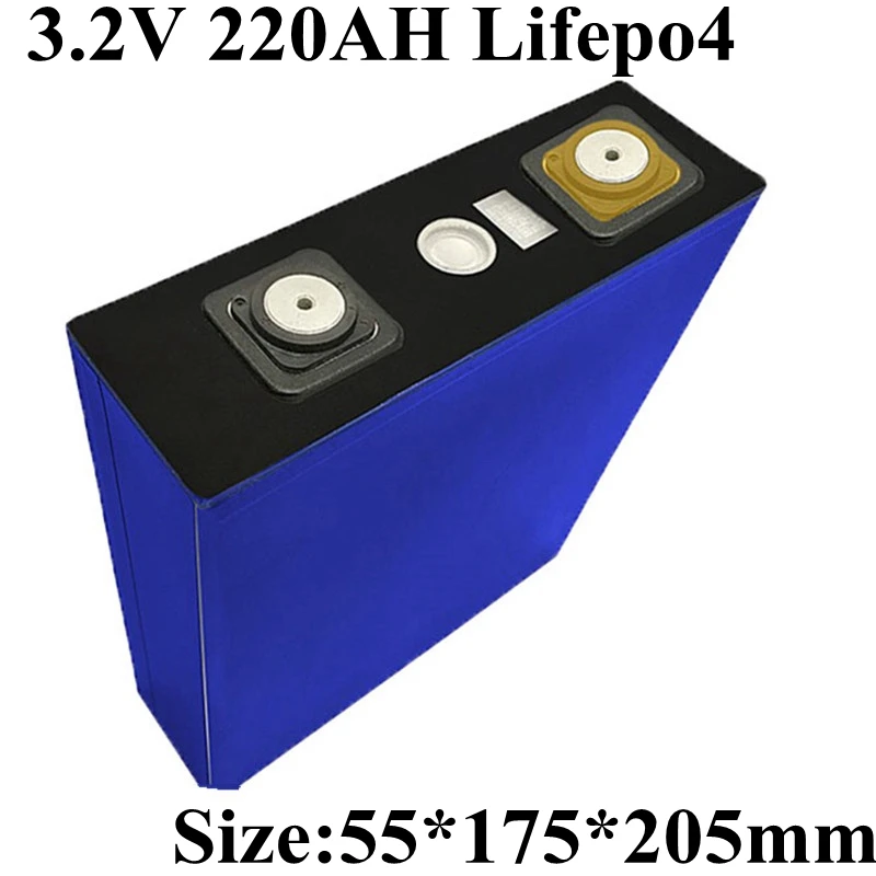 1 шт. 3 2 v 220Ah аккумуляторные батареи Lifepo4 батарея 200ah для электромобиля Ups инвертор