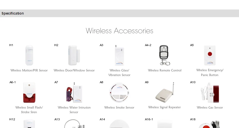 HOMSECUR GA01-4G-B беспроводной и проводной 4G/3g/gsm, ЖК-дисплей домашняя охранная сигнализация+ красная вспышка Сирена