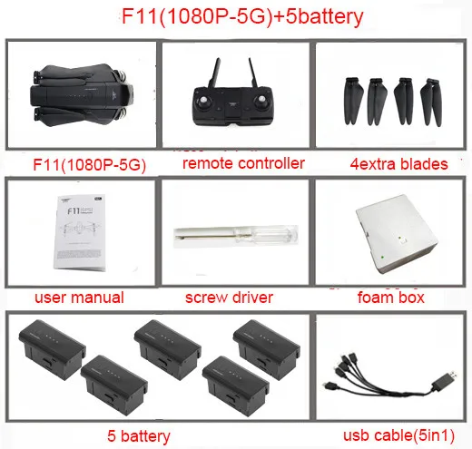 Синий SJRC F11 gps 5G Wifi FPV с камерой 1080P 25 минут время полета бесщеточный складной рычаг селфи RC Дрон Квадрокоптер - Цвет: Синий