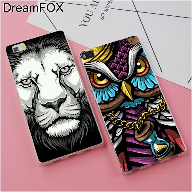 DREAMFOX L125 ободок с ушками кошки тигра Лев животное Мягкий ТПУ силиконовый чехол для