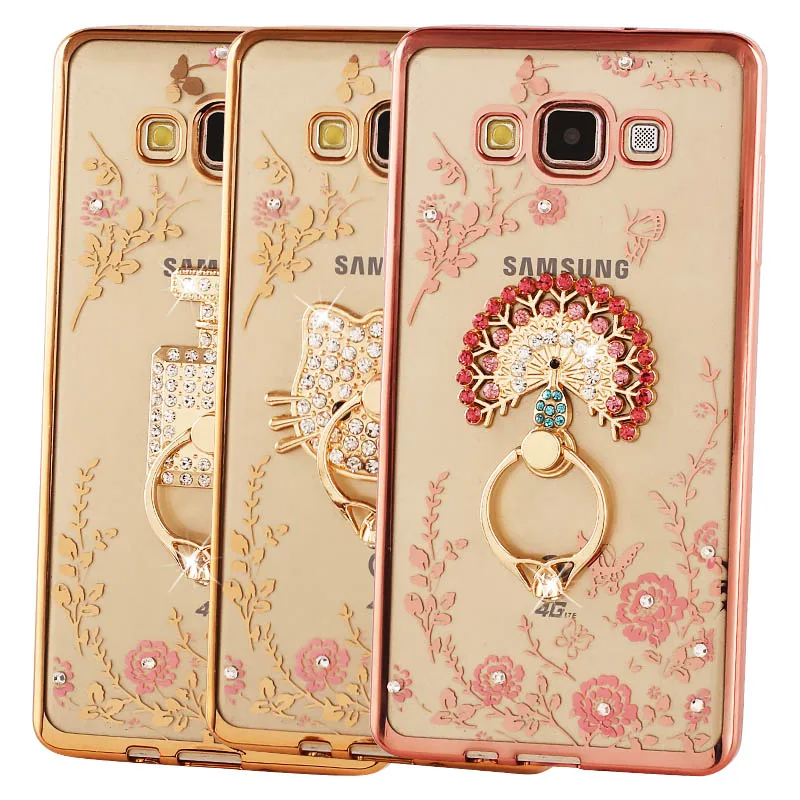 Чехол для Samsung A3 A5 A7 S3 S4 S5 S6 S7 Edge S8 S9 плюс J2 J5 J7 Prime J3 j5 2016 2017 задняя крышка Подставка