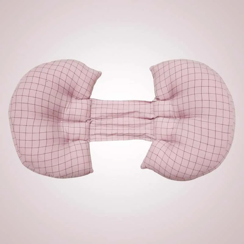 pink Многофункциональная Женская Подушка для беременных, спящий на боку, защищающая талию, Подушка для сна, поддерживающая живот, Подушка для беременных и кормящих, для талии - Цвет: pink