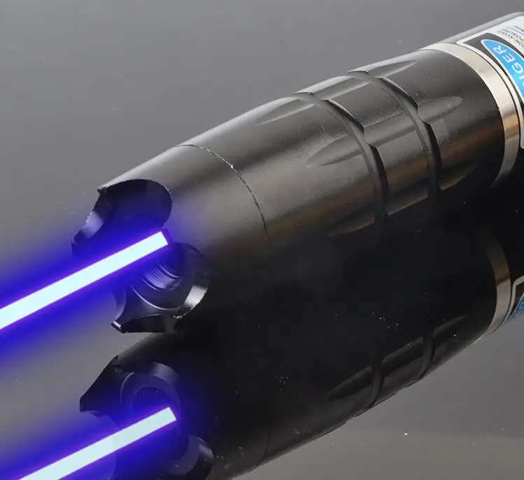 Blue Laser Pointer Torch Flashlight High Power 100000m Lazer Beam focus burning paper lit cigarette burn wood 5 Star Caps |
