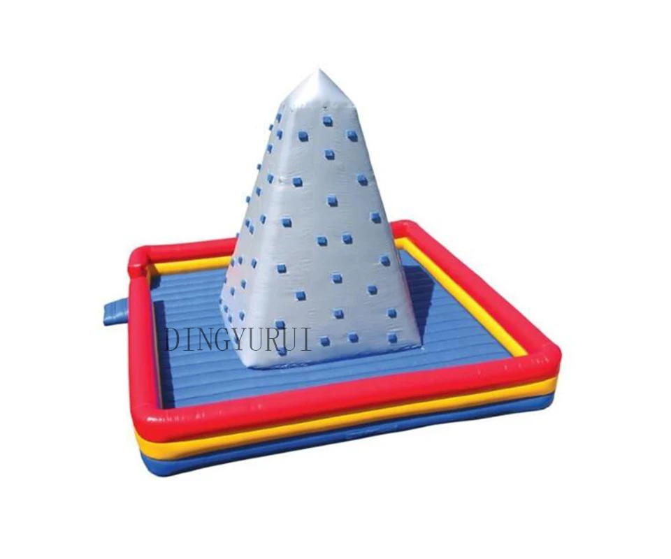 

PVC inflatable climbing wall for amusement outdoor sport game inflatable bouncer with free blower