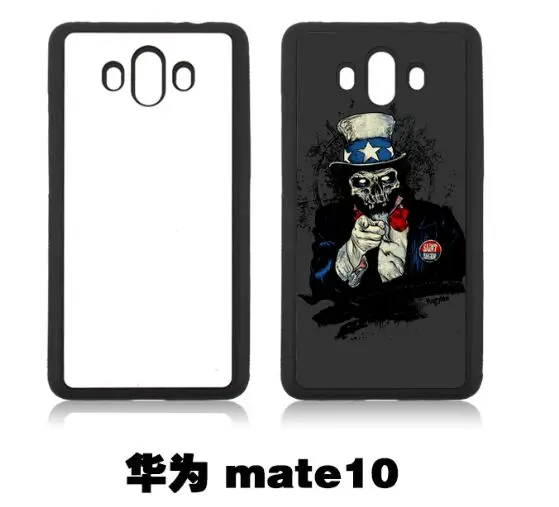 2D сублимационный резиновый чехол из ТПУ и поликарбоната для huawei Mate 10 Lite pro Coque с