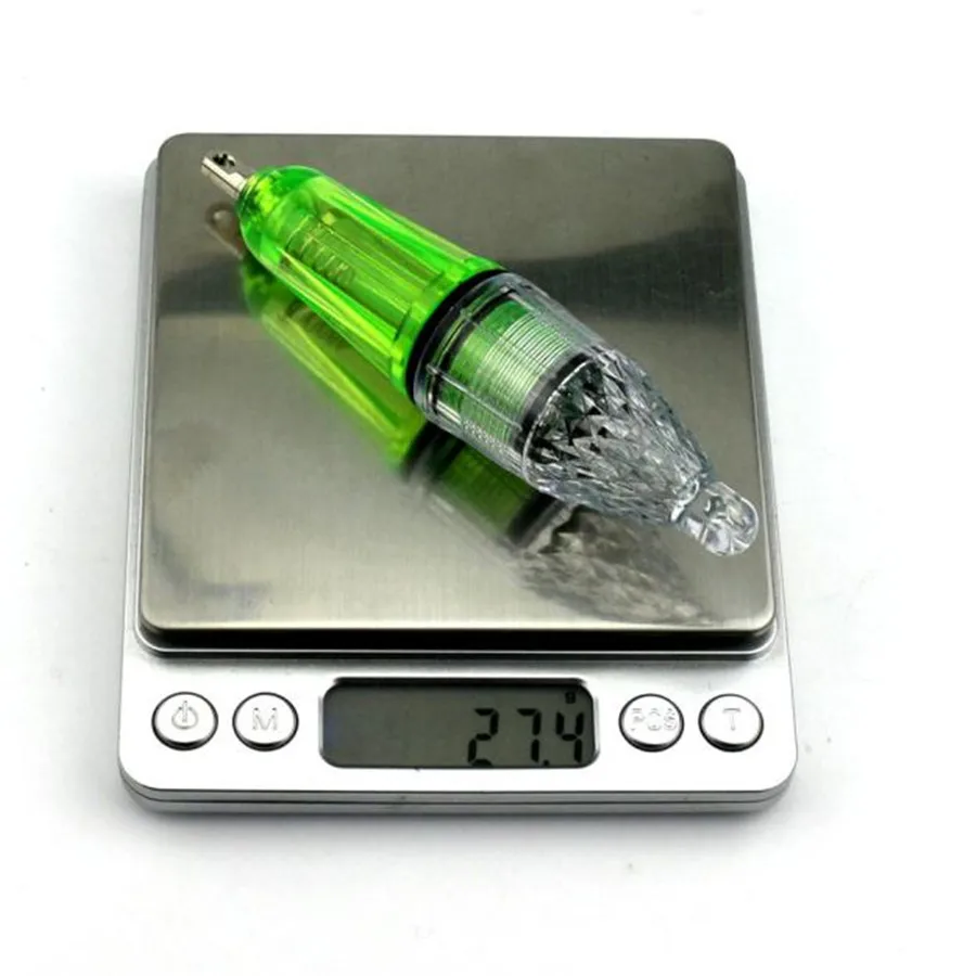 Новинка яркий светодиодный фонарь для подводной рыбалки 12 см синий красный белый