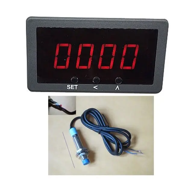 Цифровой тахометр скорость метр сигнализации управление + зал датчик