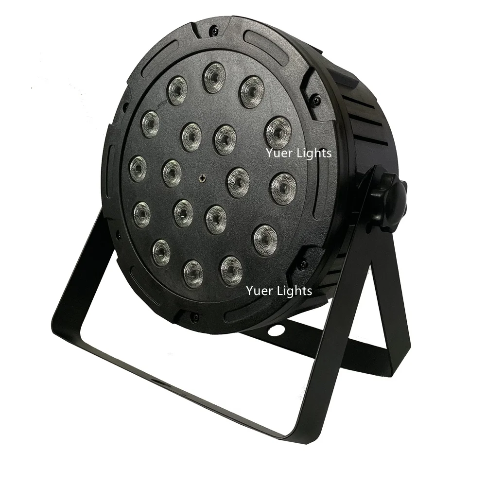 LED Par Light 18X3W DJ RGB Lights Wash Disco DMX контроллер эффект для маленькой вечеринки KTV