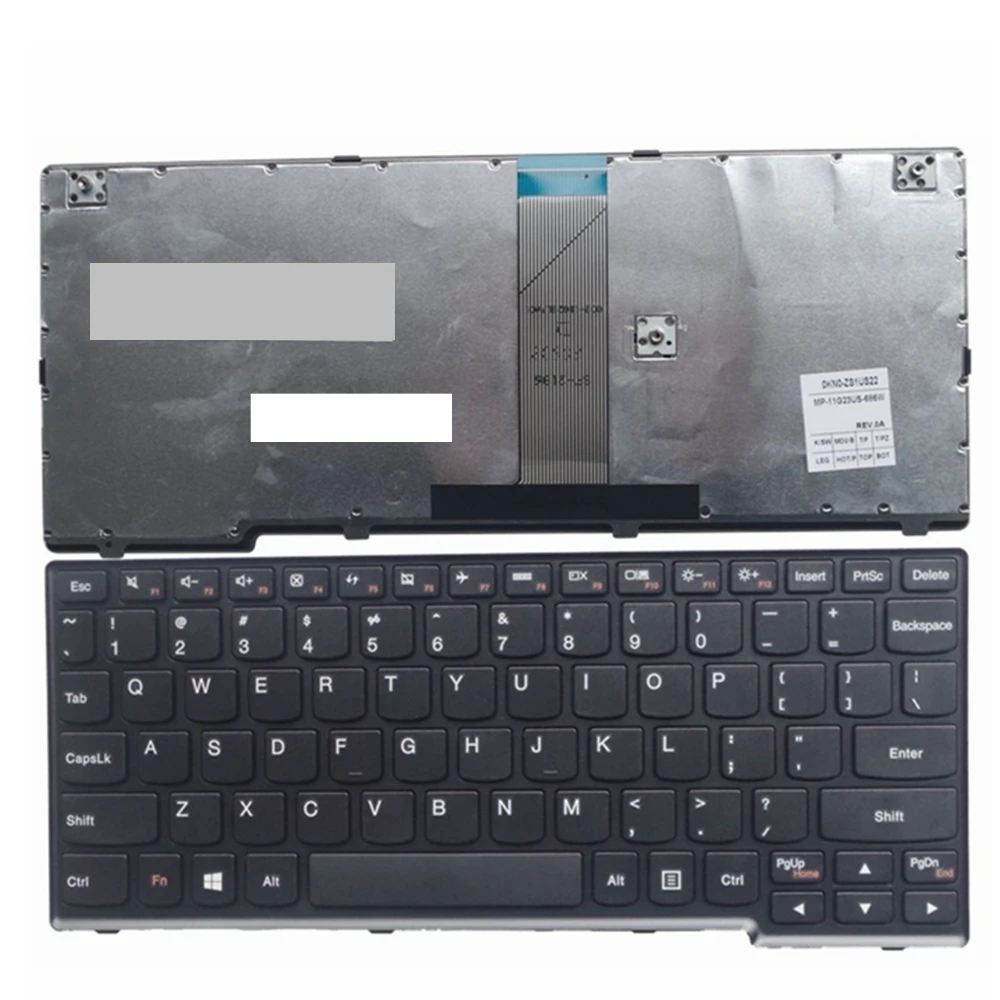 Новая английская сменная Клавиатура для ноутбука Lenovo S206 S200 S206Z черного цвета |