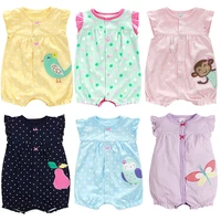 2021 baby rompers summer baby girl clothes cartoon newborn baby clothes rompers infant toddlers jumpsuits baby girl clothing set