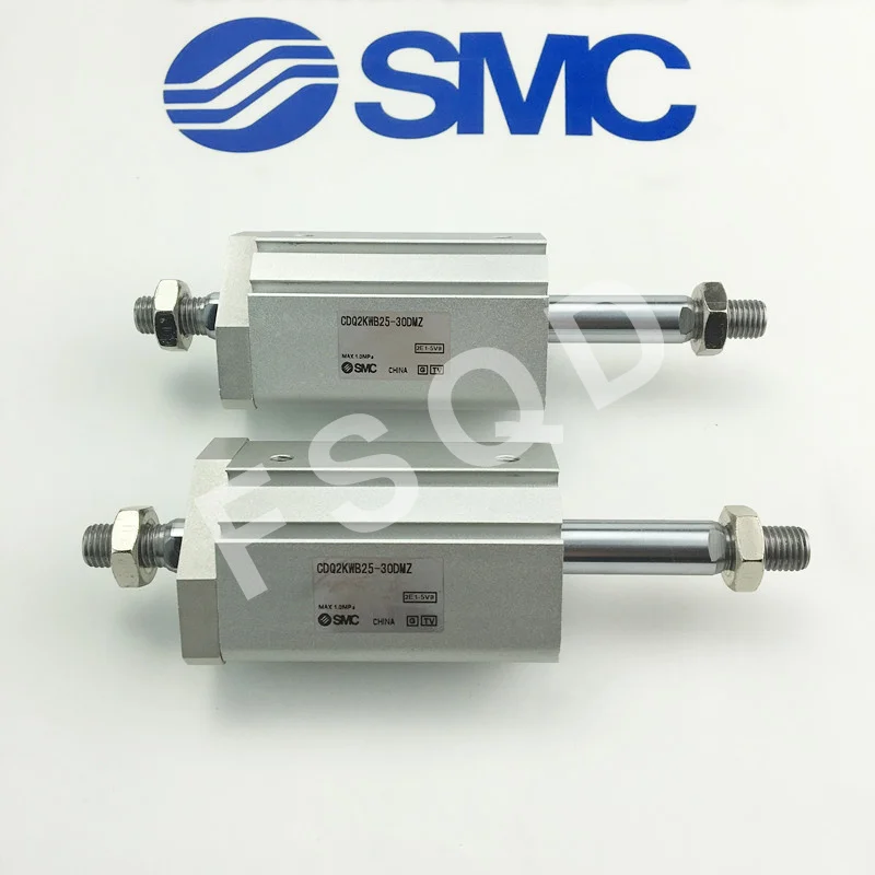 SMC Компактный цилиндр не вращающийся стержень двойного действия двойной CDQ2KWB25-30DMZ