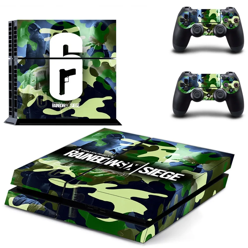 Наклейка Tom Clancy's Rainbow Six Блокировка PS4 наклейка для консоли PlayStation 4 и 2