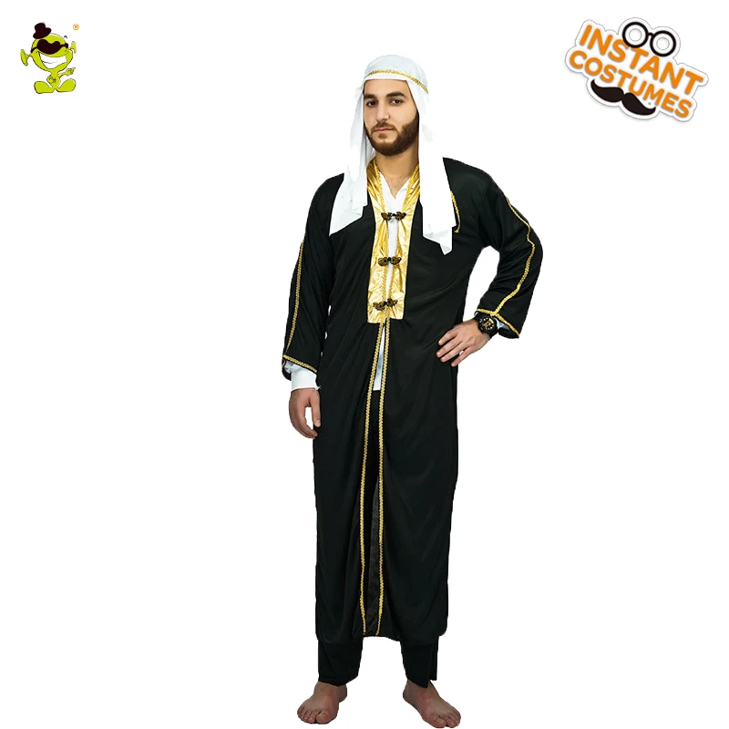 

Men's Arab Arabian Costume Halloween Party Cosplay Men Arab Prince King Fancy Clothes Party Role Play Arabian Costumes