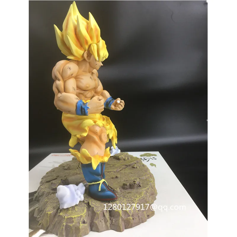 26 см статуя Dragon Ball Z Сон Гоку Супер сайян Gk 1/6 полноразмерная портретная фигурка из