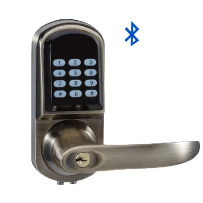 Bluetooth электронный дверной замок управление приложением, пароль, механическая клавиатура цифровой кодовый замок смартфон lk200AP - Цвет: Antique Bronze