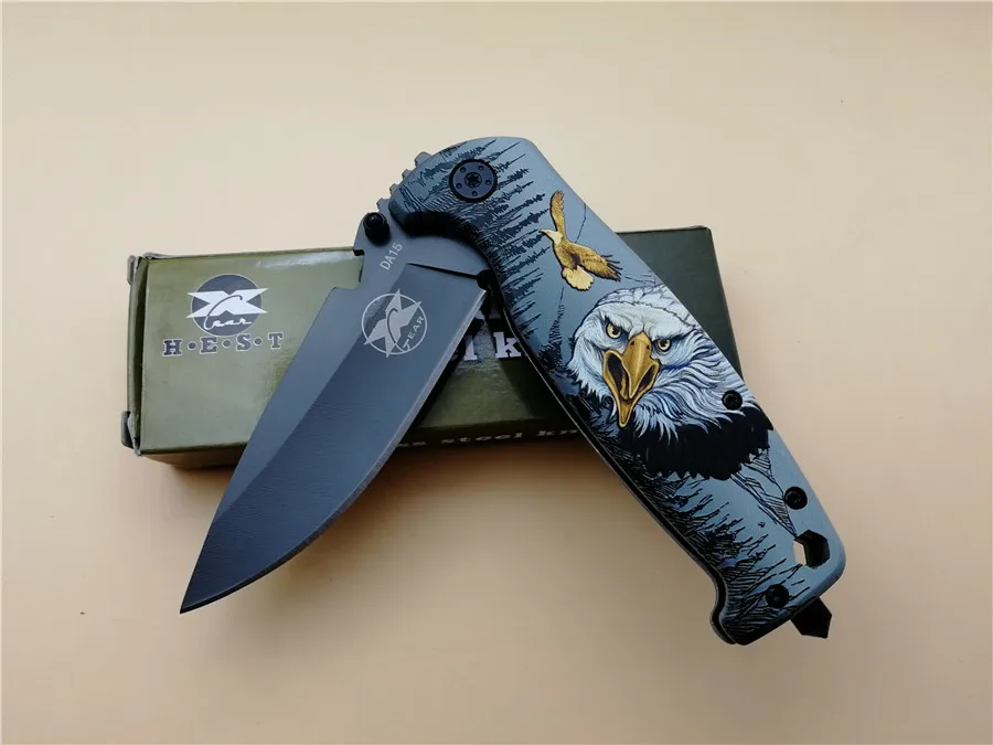 KESIWO DA15& C81 EDC карманный складной нож 440C Лезвие алюминий/G10 Ручка Открытый Отдых Рыбалка фрукты нож ручной инструмент
