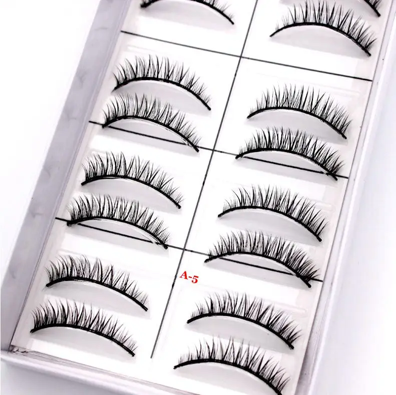 7 видов стилей новинка 10 пар натуральные накладные ресницы длинные для макияжа 3d