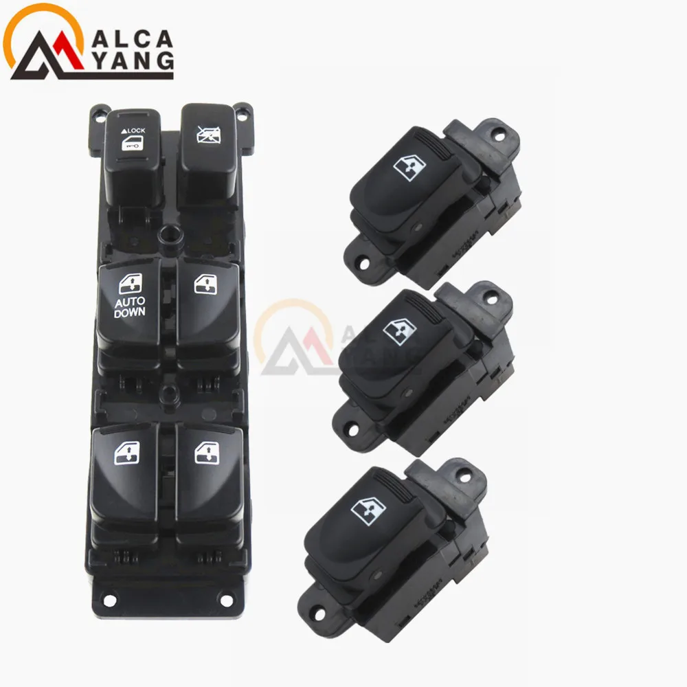 4 шт. электрический стеклоподъемник переключатель для hyundai Accent 2006-2010 935801E000 немецкая Спецификация