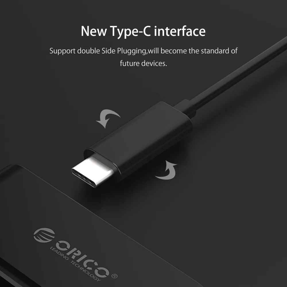 ORICO 2 5 дюймовый жесткий диск SSD адаптер USB3.0 Type A к Micro B C SATA3.0 HDD кабель JMS578 чип
