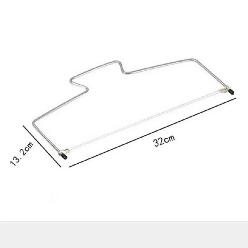 Регулируемый двухлинейный слайсер для торта 32*16 см из нержавеющей стали 1 шт. |