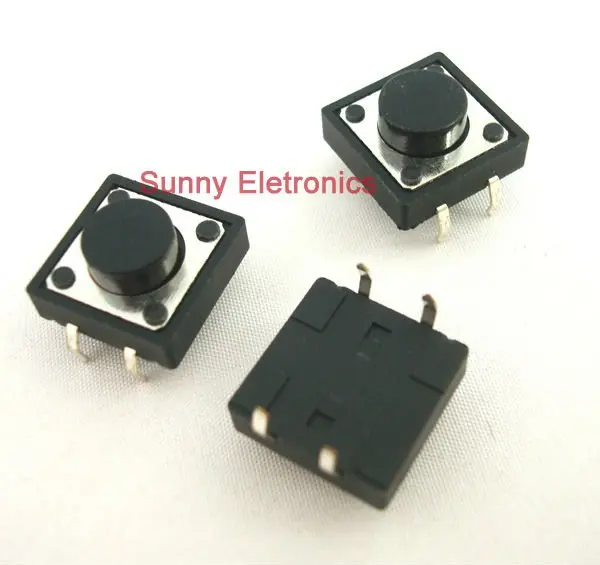 50PCS DIP 12X12X12 Tactile Tact Push Button Micro Switch Momentary 12x12x12MM good quality | Обустройство дома