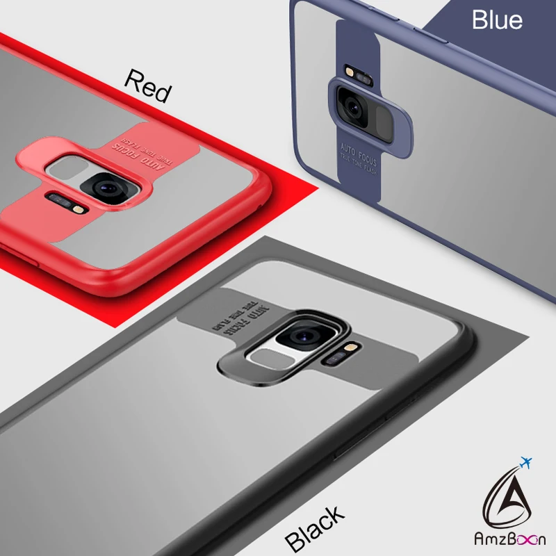 Amzboon Luxury Crystal Clear case For Samsung S9 Soft Silicone Hard Acrylic Phone Back Cover Case S8 Plus | Мобильные телефоны и