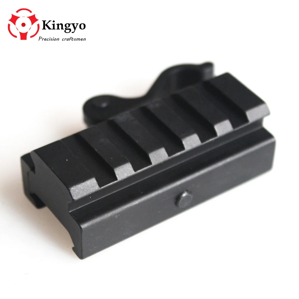 Quick Release Low Profile Riser Block Picatinny Rail Mount Adapter 20mm Hunting | Спорт и развлечения