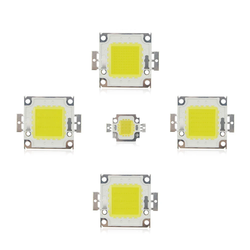 DC 12V 36V 10W 20W 30W 50W 100 Вт белый/теплое белое светодиодное освещение чип COB Интегрированный Светодиодный диоды для подавления переходных скачков напряжения для DIY Точечный светильник лампочка