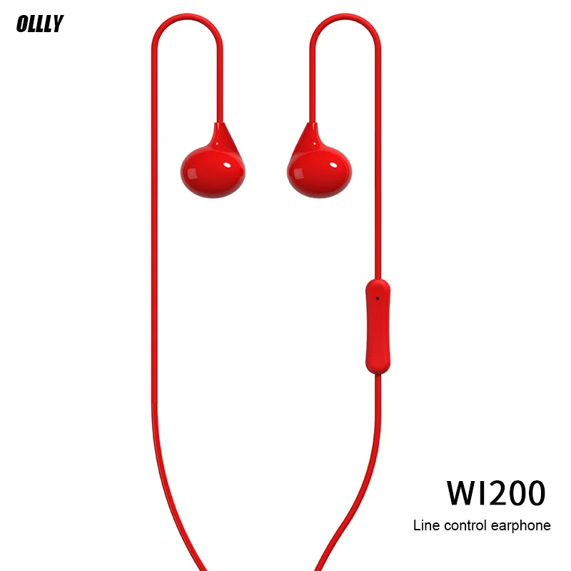 Модный тренд WI200 candy line control мобильный телефон гарнитура для Apple проводная с