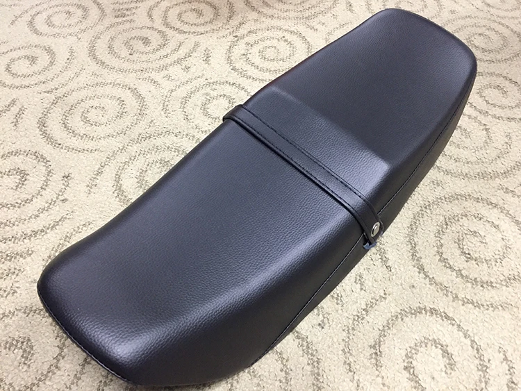 CBT125 винтажное черное кожаное сиденье для мотоцикла Чехол на подушку сиденья |
